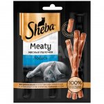 Лакомство для кошек Sheba мясные палочки с Лососем (12 г)