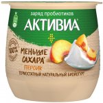Йогурт термостатный Активиа персик 1.7% (160 г)