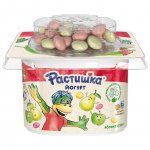 Йогурт Растишка с Яблоком, грушей и печеньем 3% (118 г)