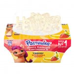 Творожок Растишка с Клубникой, бананом и печеньем 3,5% (108 г)