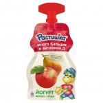 Йогурт питьевой Растишка Яблоко-груша 2,6% (70 г)