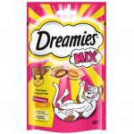 Лакомство для кошек Dreamies Mix подушечки с Говядиной и сыром (60 г)
