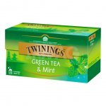 Чай зеленый Twinings с ароматом мяты (25 x 1,5 г)