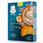 Каша безмолочная Gerber с 4 мес. Овсяная Тыква и абрикос (180 г)