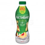 Йогурт питьевой Актибио персик 1.5% (870 г)