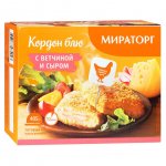 Кордон блю Мираторг с ветчиной и сыром (405 г)