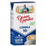 Сливки Домик в деревне стерилизованные 10% (950 г)