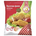 Кусочки куриного филе Золотой петушок в панировке (1700 г)