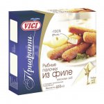 Палочки рыбные Vici из филе тресковых рыб в панировке (400 г)