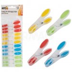 Прищепки бельевые Рыжий кот пластик (12 шт)