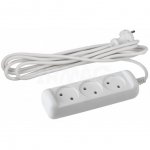 Удлинитель бытовой Эра U-3-3m 3 гнезда, без заземления (3 м)