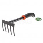 Грабли ручные с резиновой ручкой (31 см)