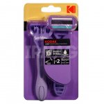 Станок для бритья одноразовый Kodak Disposable Razor Lady 6 лезвий женский (2 шт)