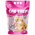 Наполнитель силикагелевый Cat Step впитывающий Arctic Pink (3,8 л)