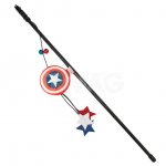 Игрушка для кошек Triol-Marvel Удочка-дразнилка Капитан Америка (65-470 мм)