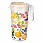 Кувшин Phibo с крышкой и декором, бежевый (1,5 л)