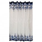 Штора для ванной Рыжий кот Узор упрочненный полиэстер 12 колец (180 х 180 см)