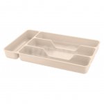 Лоток для столовых приборов Phibo бежевый (28 х 17,6 х 3,5 см)