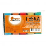 Губка для мытья посуды Рыжий кот Стандарт (5 шт)