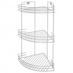 Полка для ванной Рыжий кот угловая трехярусная (19 х 19 х 40 см)