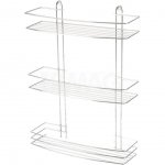 Полка для ванной Рыжий кот настенная трехярусная Lecco (47 х 35 х 13 см)