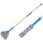 Швабра для пола Рыжий кот МОРМ-6 Твист с насадкой из микрофибры (130 см)