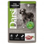 Корм влажный для собак Darsi Утка с Яблоком для активных собак всех пород (85 г)