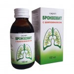 Сироп ягодно-травяной Тайга продукт Бронховит от кашля с шиповником (100 мл)