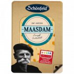 Сыр Schönfeld Маасдам 45% нарезка (125 г)