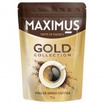 Кофе растворимый Maximus сублимированный Gold Collection (70 г)