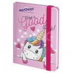 Блокнот Юнландия на резинке Unicorn в клетку А6 (96 л.)