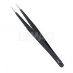 Пинцет-игла Yoko SP 012 прямые ручки, черный (115 мм)