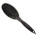 Щетка для волос Dewal Black Magic Массажная 11 рядов, нейлоновая щетина, Черная