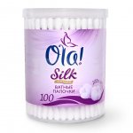 Ватные палочки Ola Silk Sense в банке (100 шт)