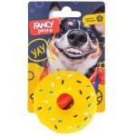Игрушка для собак Fancy Pets Пончик с розовой глазурью (6,5см)
