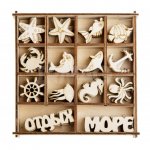 Набор для скрапбукинга Стильная открытка Морской НС-00002