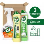 Набор для кухни Сif (крем чистящий + средство для посуды + средство для кухни)