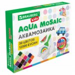 Аквамозаика Kids Brauberg трафареты инструменты 12000 бусин (30 цв.)