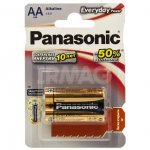 Батарейки пальчиковые Panasonic Everyday LR6 тип AA (2 шт)