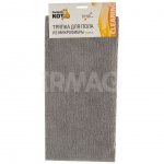 Тряпка для пола Рыжий кот M-02F-X микрофибра серая (70 х 80 см)