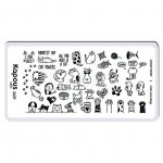 Пластина для стемпинга Kapous Crazy story Cats and dogs 2629
