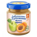 Пюре Бабушкино Лукошко с 5 мес. Яблоко абрикос (100 г)