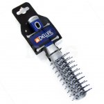 Щетка для волос Dewal двухсторонняя, 7 рядов, туннельная, синяя