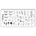 Пластина для стемпинга Kapous Crazy story Flower 6