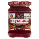 Ягода протертая с сахаром Стоевъ Клубника (280 г)