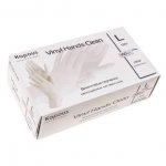 Перчатки Kapous Professional Vinyl Hands Clean Виниловые неопудренные, Прозрачные (100 шт)