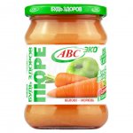 Пюре Будь Здоров Яблочно-морковное (280 г)