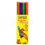 Карандаши цветные Каляка-Маляка Jumbo Мишки утолщенные с точилкой (12 цв.)