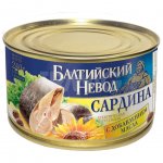Сардина Балтийский невод Атлантическая с добавлением масла (240 г)