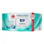 Влажные салфетки Aura Family Антибактериальные (144 шт)